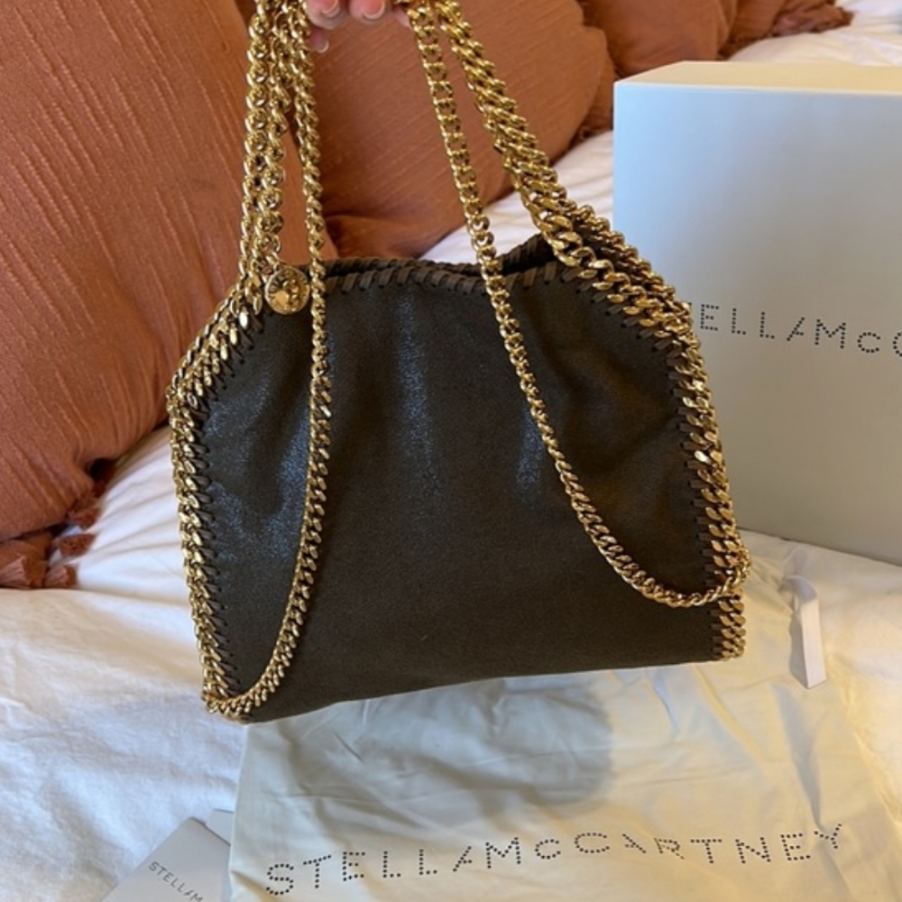 Stella McCartney Falabella Mini Tote Bag - olive - Picture 2 of 5